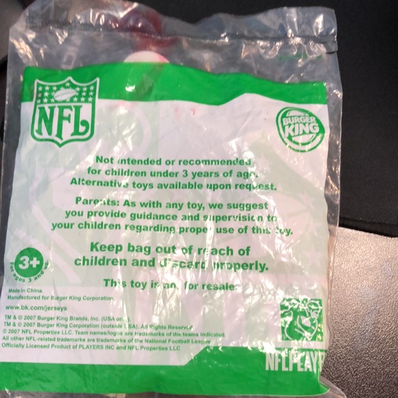 Vintage 2007 Burger King Collectible Cowboys, Julius Jones - Picture 2 of 2